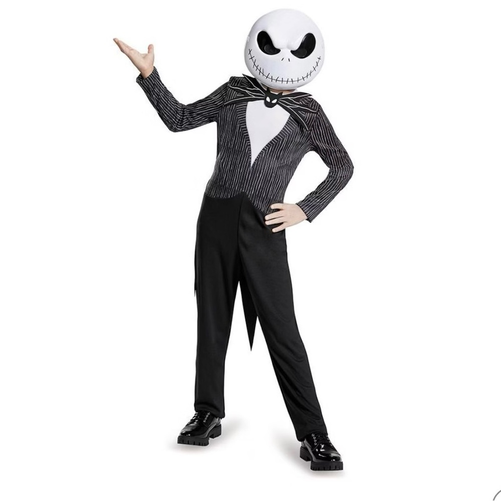 Nightmare Before Christmas Jack Skellington Costume Jumpsuit